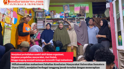 Manajemen Waktu di Tengah Padatnya Aktivitas, Mahasiswa USU Miftahussakdan Jalani Kuliah, Riset, Organisasi hingga Magang