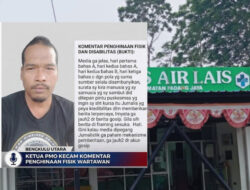 Ketua PMO Bengkulu Utara Kecam Penghinaan Fisik Wartawan Disabilitas
