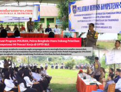 Lewat Program POLIRAN, Polres Bengkulu Utara Dukung Pelatihan Kompetensi 96 Pencari Kerja di UPTD BLK